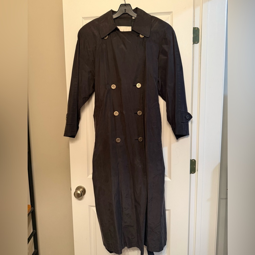 London Fog Charcoal Trench Coat